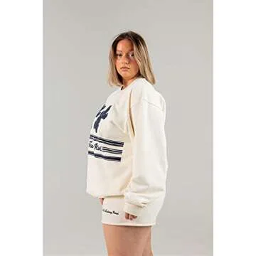 The Mayfair Group Women's Just Be Kind Soft White Sweat Shorts (S/M)