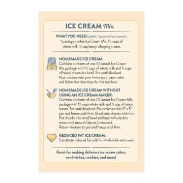 Junket Ice Cream Mix Very Vanilla, 4 Ounce (Pack of 3)