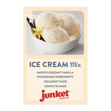 Junket Ice Cream Mix Very Vanilla, 4 Ounce (Pack of 3)