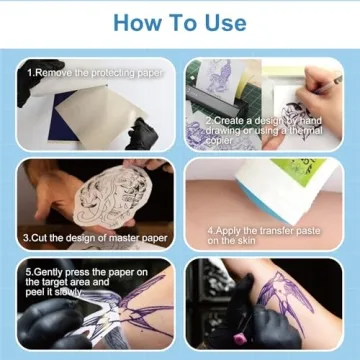 Wireless Tattoo Stencil Printer Kit with 100 Papers