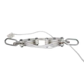 Stansport Indoor and Outdoor Pulley Hoist - 440 lbs Capacity
