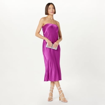 The Drop Women's Danica Strapless Midi Dress Wild Purple