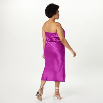 The Drop Women's Danica Strapless Midi Dress Wild Purple