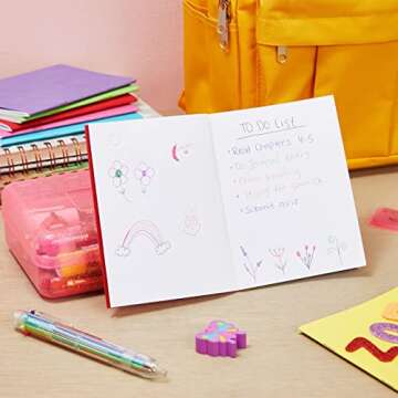 24 Pack Blank Books for Kids To Write Stories - A6 Colorful Notebooks Bulk - Unlined Travel Journals Scrapbooks for Students Sketching, Valentine's Day (4.3x5.5 in)