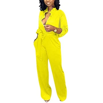 Stylish Aro Lora Long Sleeve Wide Leg Jumpsuit for Women