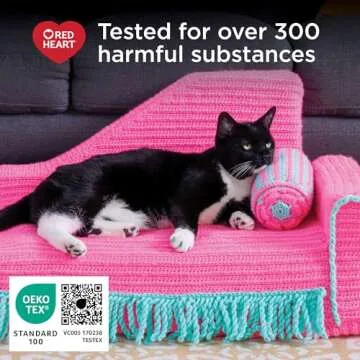 Red Heart Super Saver Charcoal Yarn - 3 Pack of Durable Acrylic