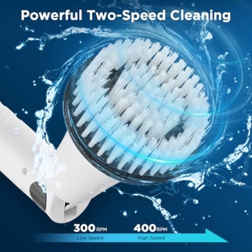 Electric Spin Scrubber for Effortless Bathroom Cleaning