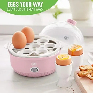 GreenLife Pink Rapid Egg Cooker for Easy Egg Preparation