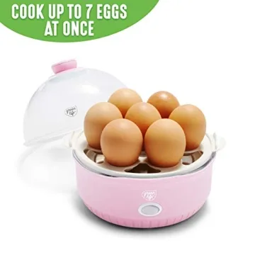 GreenLife Pink Rapid Egg Cooker for Easy Egg Preparation