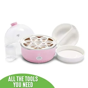 GreenLife Pink Rapid Egg Cooker for Easy Egg Preparation
