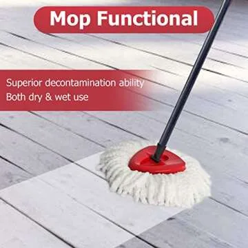 6 Pack Spin Mop Replacement Head for Easy Cleaning