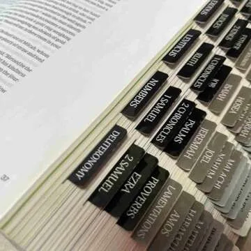 Thinkor Self-Adhesive Bible Tabs for Easy Organization