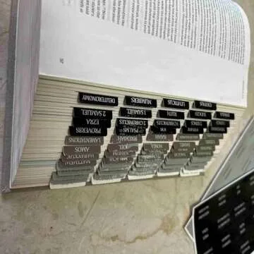 Thinkor Self-Adhesive Bible Tabs for Easy Organization