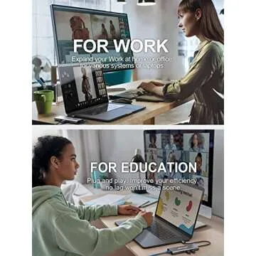 Hiearcool USB C Hub 4K HDMI Ethernet Adapter for MacBook