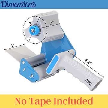 Mr. Pen- Tape Gun, Packing Tape Dispenser, 3 inch Core, Tape Dispenser Gun, 3 inch Tape Gun Dispense...