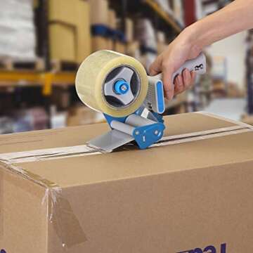 Mr. Pen- Tape Gun, Packing Tape Dispenser, 3 inch Core, Tape Dispenser Gun, 3 inch Tape Gun Dispenser, 3 inch Packing Tape Gun, Heavy Duty Tape Dispenser, Shipping Dispenser, Packaging Tape Dispenser
