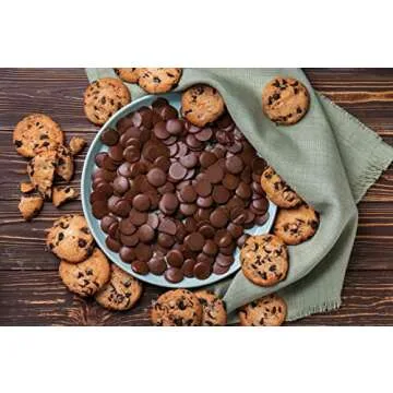 Sarahs Candy Factory Premium Coating Melting Wafers Milk Chocolate Baking Cocoa Lite in Bag, 5 Lbs For Cookies, Muffins, Cake Chocolate & Melted Choco