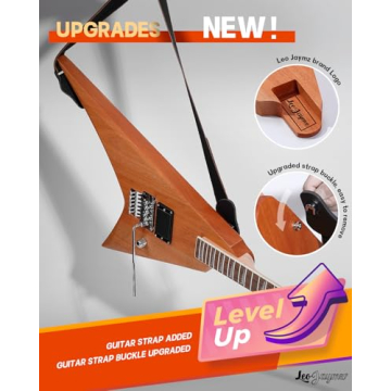 Leo Jaymz DIY Electric Guitar Kits in AL Style - Mahogany Body, Neck, Laurel Fingerboard & All Compo...