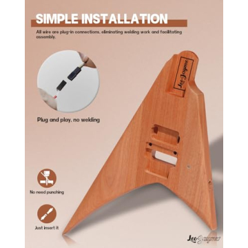 Leo Jaymz DIY Electric Guitar Kits - Mahogany Body & Neck
