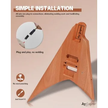 Leo Jaymz DIY Electric Guitar Kits - Mahogany Body & Neck