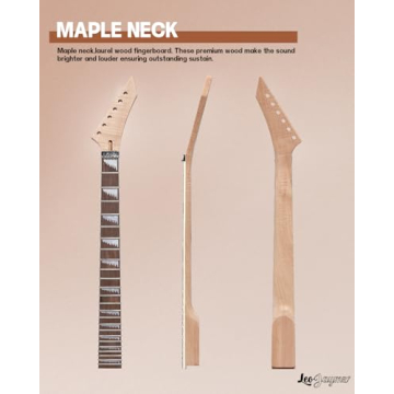 Leo Jaymz DIY Electric Guitar Kits - Mahogany Body & Neck