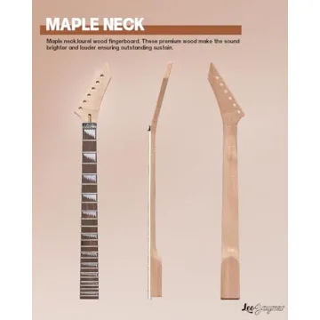 Leo Jaymz DIY Electric Guitar Kits - Mahogany Body & Neck