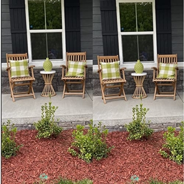 Outdoor Green Buffalo Plaid Pillow Covers Set of 2