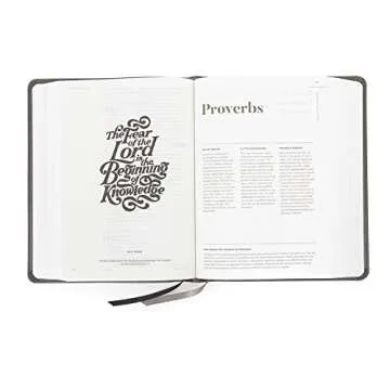 CSB He Reads Truth Bible, Smoke LeatherTouch, Black Letter, Wide Margins, Journaling Space, Study Tools, Reading Plans, Maps, Charts, Easy-to-Read Bible Serif Type