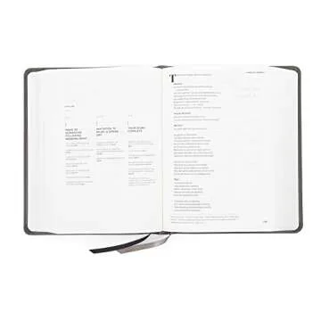 CSB He Reads Truth Bible, Smoke LeatherTouch, Black Letter, Wide Margins, Journaling Space, Study Tools, Reading Plans, Maps, Charts, Easy-to-Read Bible Serif Type