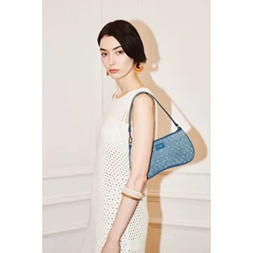 JW PEI Women's Eva Shoulder Handbag (Denim Weave)