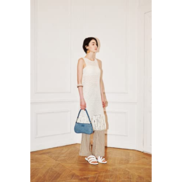 JW PEI Women's Eva Shoulder Handbag (Denim Weave)