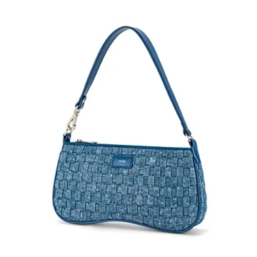 JW PEI Women's Eva Shoulder Handbag (Denim Weave)