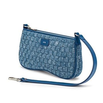 JW PEI Women's Eva Shoulder Handbag (Denim Weave)