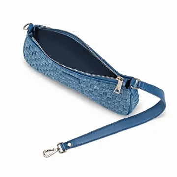 JW PEI Women's Eva Shoulder Handbag (Denim Weave)