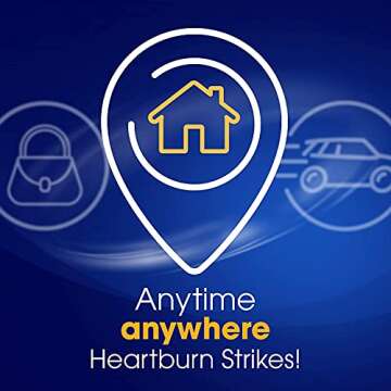 NOSH PACK Tums Antacid Chewable Tablets for Travel - 12 Rolls Extra Strength Chewy Bites Assorted Be...