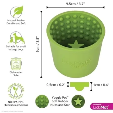 LICKIMAT Yoggie Pot for Healthy Licking Fun