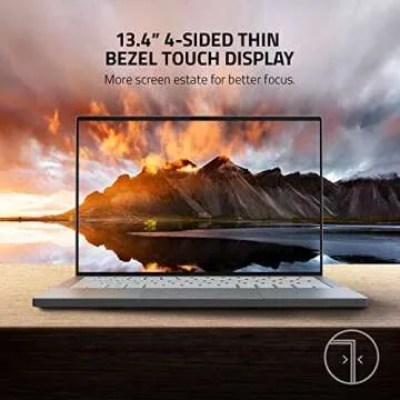 Razer Book 13 Laptop with Intel i7, 16GB RAM, Touch Display