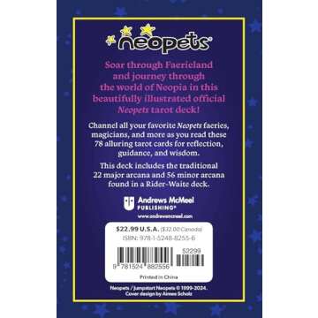 Neopets: The Official Tarot Deck: A 78-Card Deck and Guidebook, Faerie Edition