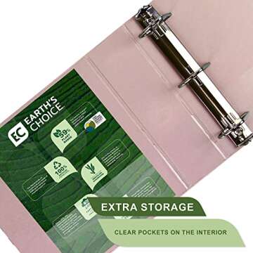 Eco-Friendly Samsill 3 Inch View Binder, Made in USA