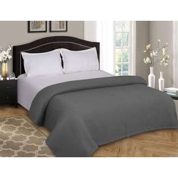 Elvana Home Cotton Bed Blanket - Ultimate Comfort for All Seasons