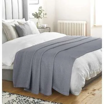 Elvana Home Cotton Bed Blanket - Ultimate Comfort for All Seasons
