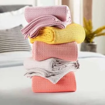 Elvana Home Cotton Bed Blanket - Ultimate Comfort for All Seasons