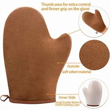 Self Tanning Mitt Applicator for Flawless Application