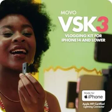 Movo VSK3 Wireless Vlogging Kit for iPhone Users
