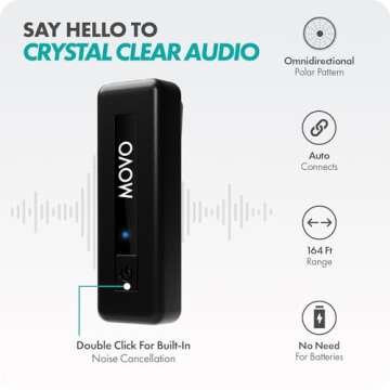 Movo VSK3 Wireless Vlogging Kit for iPhone Users