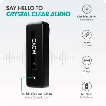 Movo VSK3 Wireless Vlogging Kit for iPhone Users