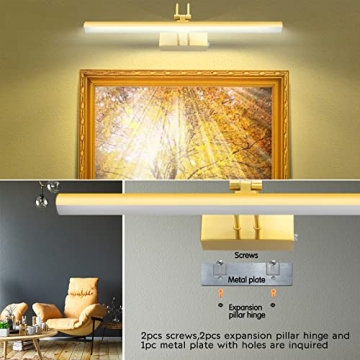 RAIFOOLLY 16in Battery Operated Picture Light