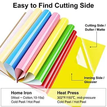 ARHIKY 38 Sheets Heat Transfer Vinyl Bundle 30 Colors