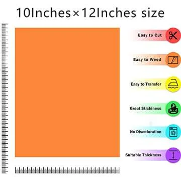 ARHIKY 38 Sheets Heat Transfer Vinyl Bundle 30 Colors