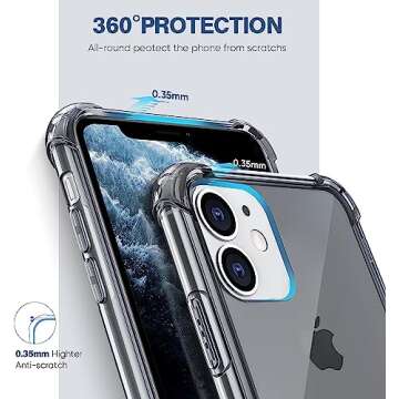ORIbox for iPhone 11 Pro Max Case Black,with 4 Corners Shockproof Protection,iPhone 11 Pro Max Black Case for Women Men Girls Boys Kids,Case for iPhone 11 Pro Max Phone Black